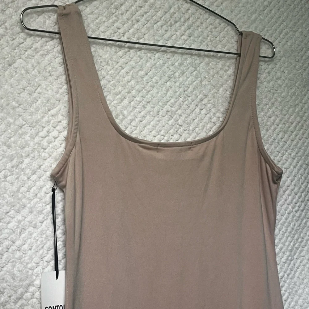 Womens Birch and Stone Contour Collection Tank Dress Bodycon with Pockets Large - Picture 10 of 14